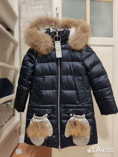 Зимний пуховик,пальто anernuo 116