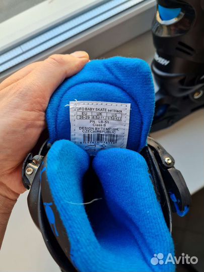 Роликовые коньки размер 26 29