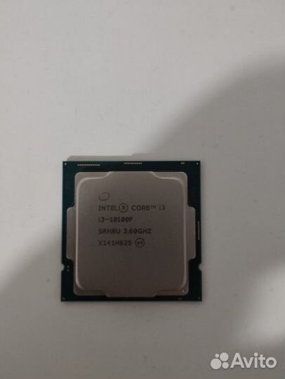 Процессор intel core i3 10100f