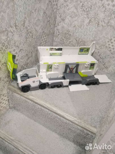 Щенячий патруль, робот, машины, гибкий трек