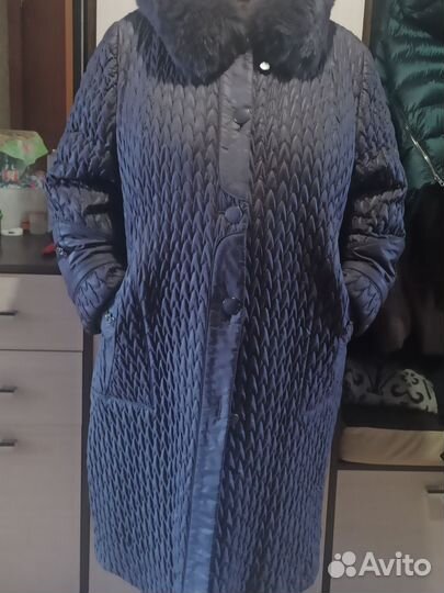 Пальто женское зимнее 62-64размер