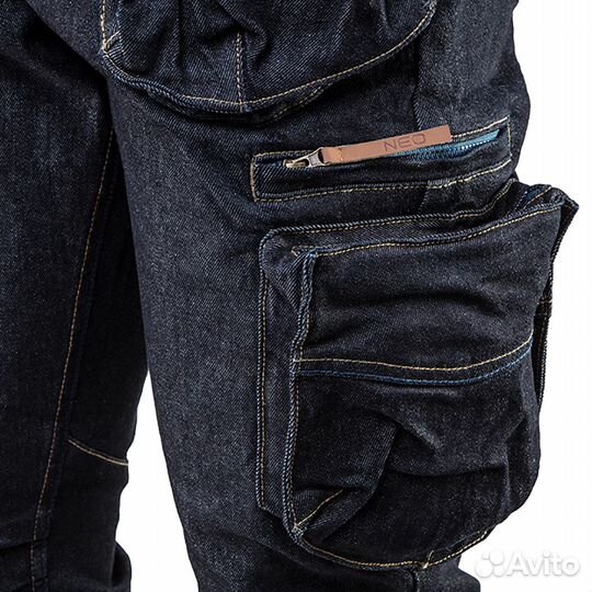 Брюки рабочие NEO Tools denim