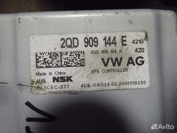 Электроусилитель руля с блоком Rapid 2 VW Polo 6