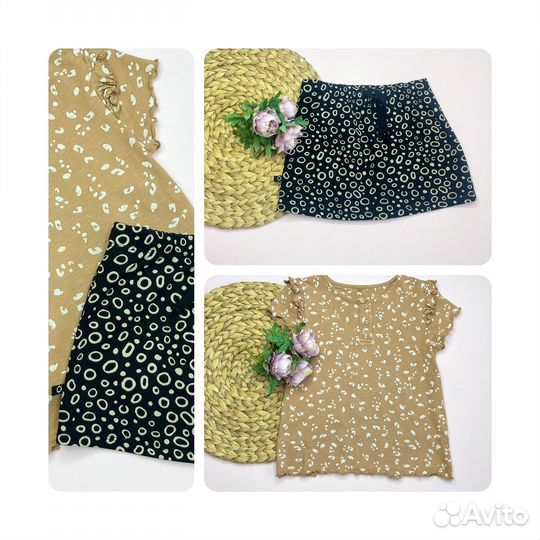 Пакет фирменных летних вещей для девочки 110-116