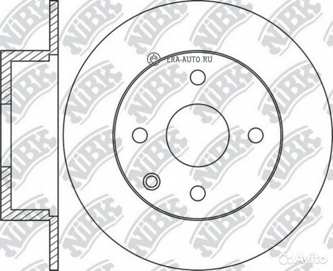 Nibk RN1933 Диск тормозной