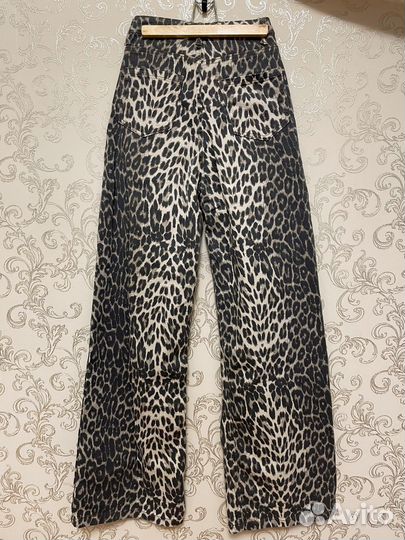 Леопардовые джинсы