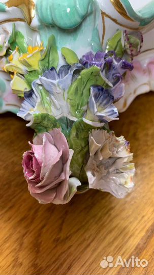 Подставка для вазы или фигур. Meissen. Антиквариат