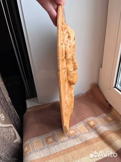 Панно Иисус Христос из дерева Сувель березы