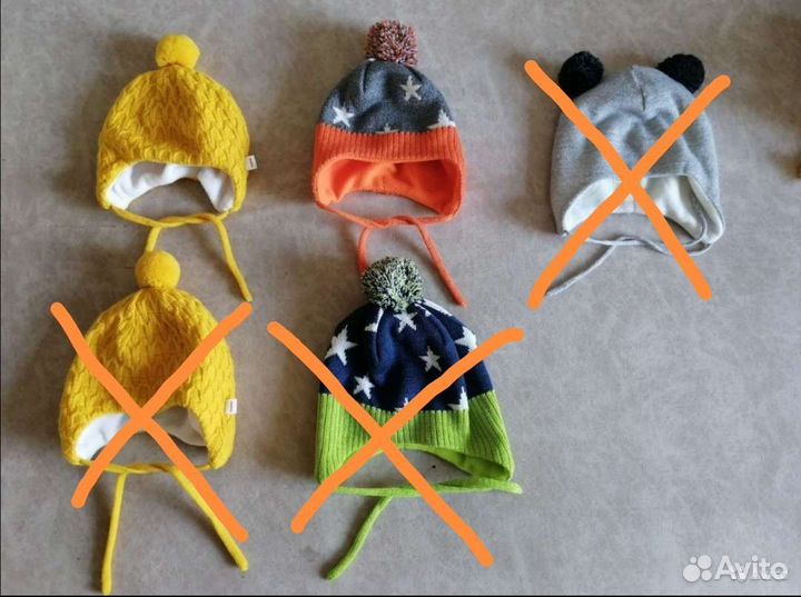 Шапка reima 36 38 на шерсти для новорожденного