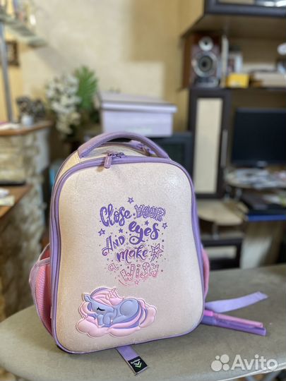 Рюкзак школьный, ортопедический для девочки