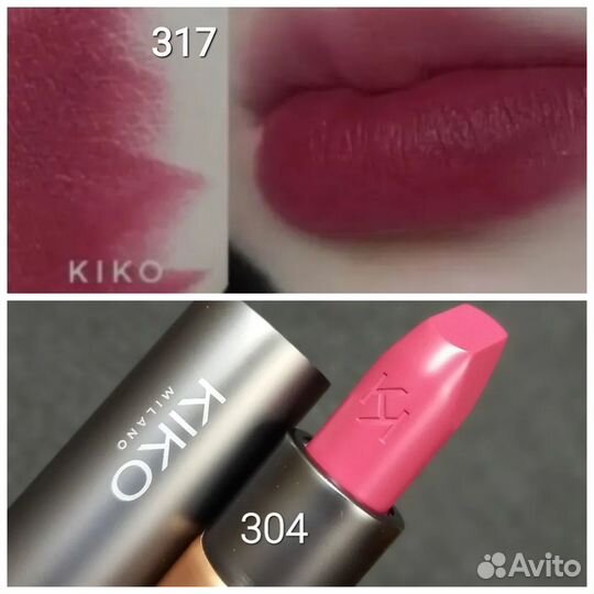 Kiko milano velvet passion 2 помады