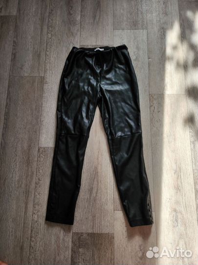 Штаны брюки женские из экокожи 44
