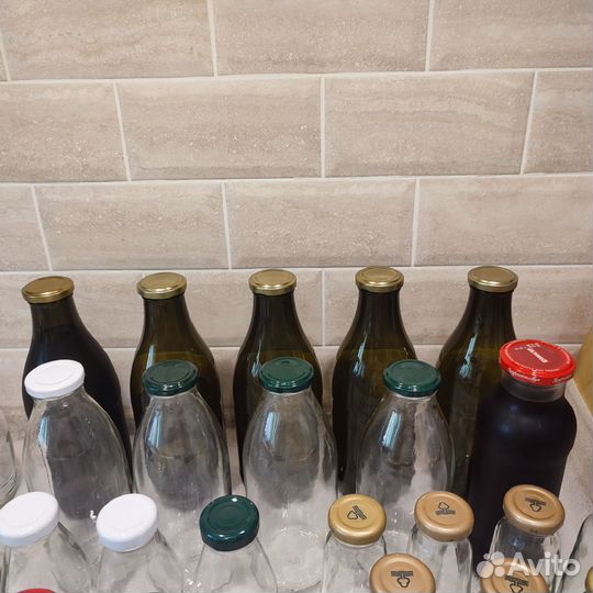 Бутылки стеклянные под консервацию 28 шт