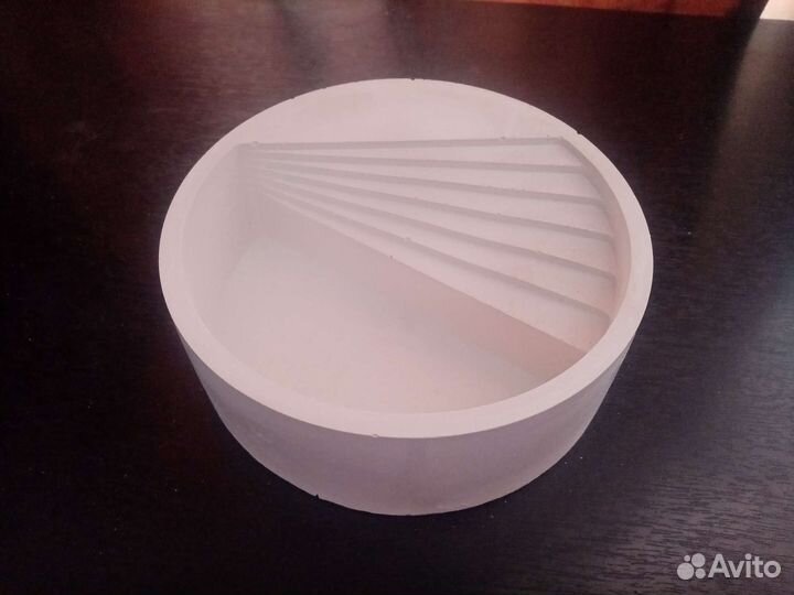 Кашпо, горшок под цветы с лесенкой (диаметр 13 см)