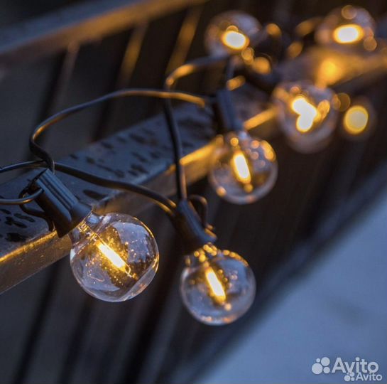 Ретро гирлянда уличная