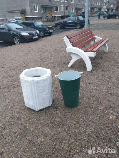 Урна бетонная уличная