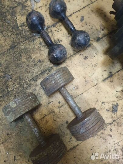 Гантели разборные бу