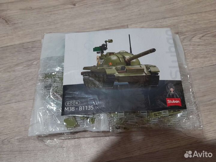 Конструктор лего(совместим с Lego) Sluban т54 танк