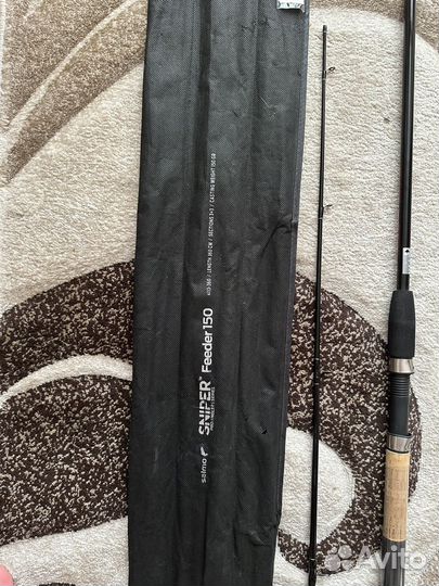 Фидерное удилище с катушкой