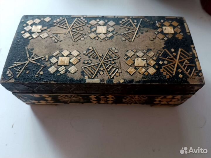 Шкатулка СССР с сокровищами (монеты) значки серьги