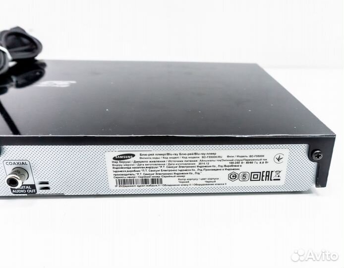 3D Blu-Ray-плеер Samsung BD-F5500K новый