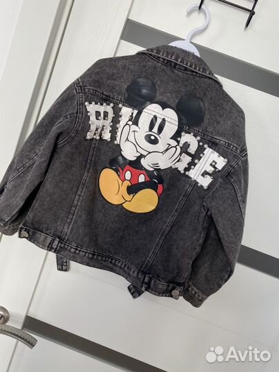 Джинсовая куртка для девочки 110