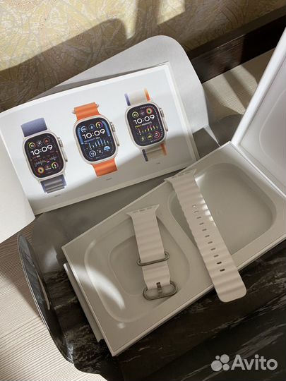 Оригинальный ремешок Apple Watch Ultra White 49