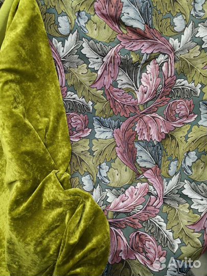 Ткань акант. В стиле У. Морриса