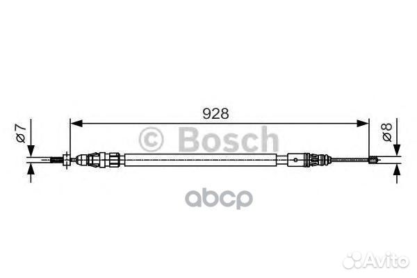 Трос стояночного тормоза 1987482000 Bosch