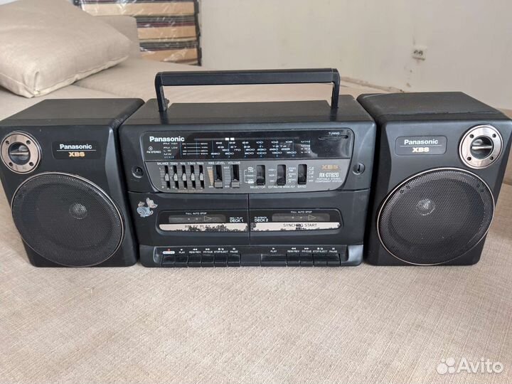 Магнитола двухкассетная Panasonic RX-CT820 1990-е