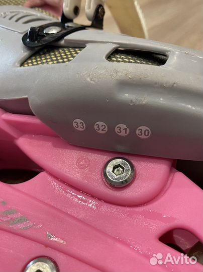 Детские ролики 30-33 раздвижные