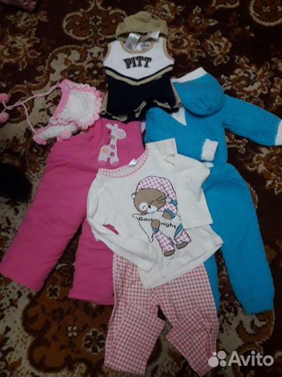 Детские вещи пакетом для девочек 74 80