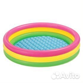 Бассейн 3 кольца 86Х25см intex 57104