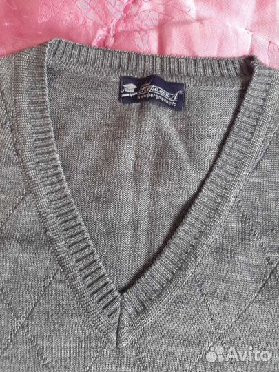 Желет +рубашка для школы