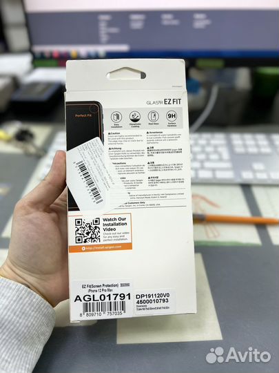 Новое Защитное стекло spigen для iPhone 12 Pro Max