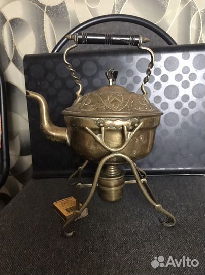 Бульотка чайник самовар латунь