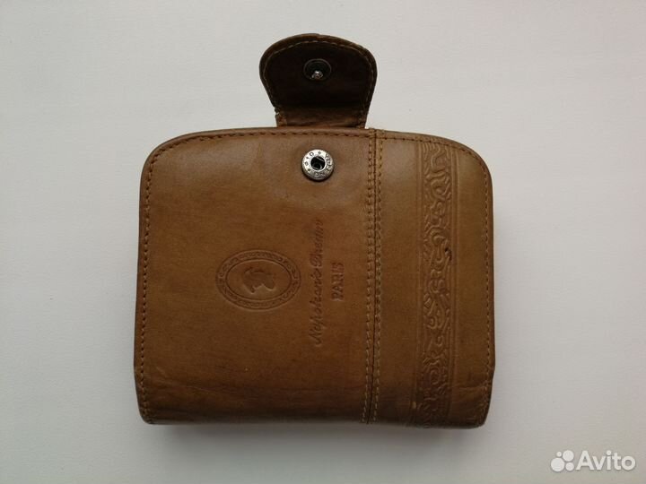 Кошелек женский натуральная кожа песочный цвет