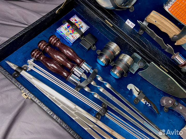 Набор шампуров в кейсе