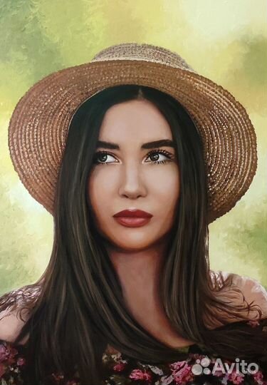 Портреты по фото масляными красками