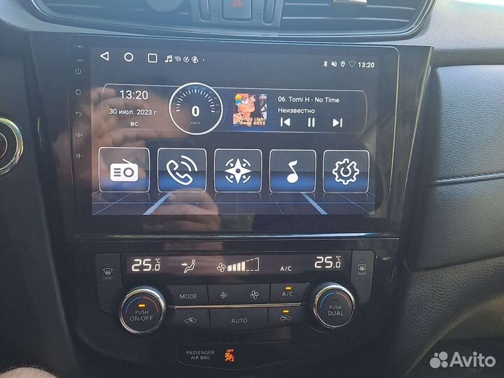 Магнитола на android nissan x-trail