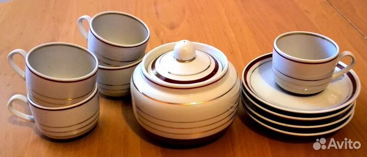 Кофейный сервиз. дфз Вербилки 1970-е СССР