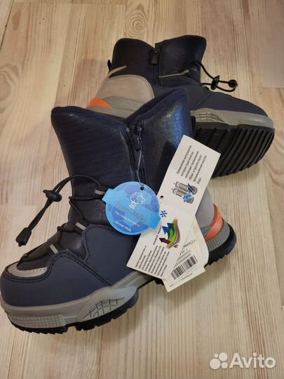 Сапожки зимние новые детские натуральная шерсть 32