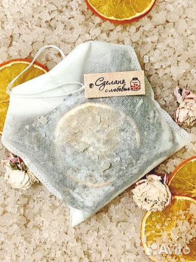 Чайный пакетик для ванны ручная работа