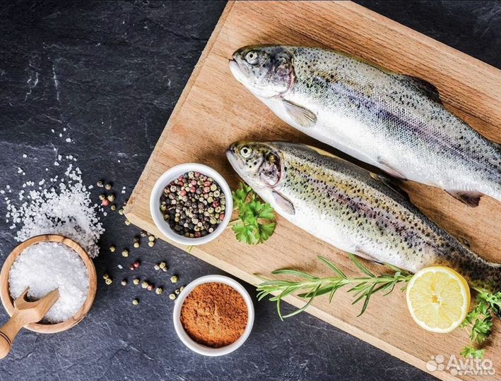 Форель радужная охлажденная