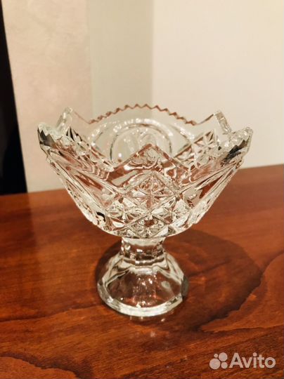 Хрустальная вазочка СССР