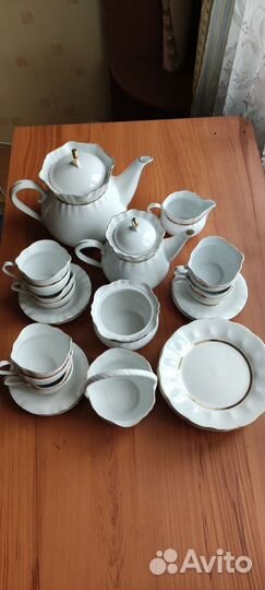 Чайный сервиз из Коростенского фарфора