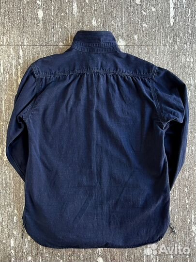 Рубашка Momotaro jeans, индиго, р. 48 (М)