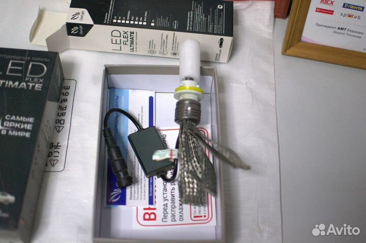 Автомобильные светодиодные лампы H11, H4, H7, H1