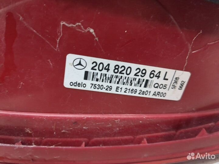 Фонарь (задний) Mercedes C W204, 2008