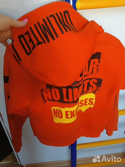 Толстовка мужская с капюшоном теплая